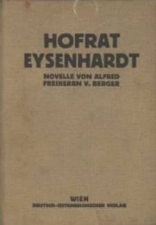 Hofrat Eysenhardt : novelle