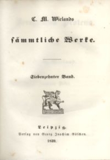 S&auml;mmtliche Werke. Bd. 17, Peregrinus Proteus. Cz. 2