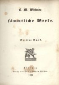 S&auml;mmtliche Werke. Bd. 3, Poetische Werke