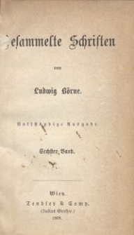 Gesammelte Schriften von Ludvig B&ouml;rne. Bd. 5