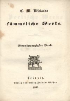 S&auml;mmtliche Werke. Bd. 21, Poetische Werke