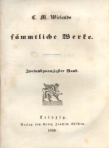 S&auml;mmtliche Werke. Bd. 22, Aristipp. Cz. 1