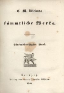 S&auml;mmtliche Werke. Bd. 35, Vermischte Schriften