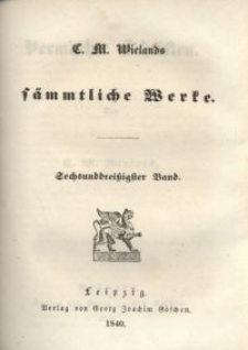S&auml;mmtliche Werke. Bd. 36, Vermischte Schriften