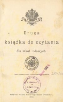 Druga książka do czytania dla szk&oacute;ł ludowych