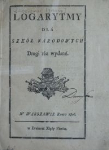 Logarytmy dla szk&oacute;ł narodowych