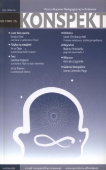 Konspekt : pismo Akademii Pedagogicznej w Krakowie. Nr 2/2005 (22)