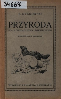 Przyroda : dla oddziału V szk&oacute;ł powszechnych : polecone przez M.W.R. i O.P.