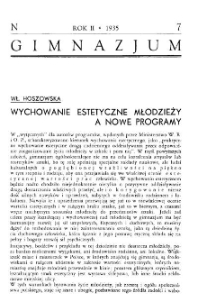 Gimnazjum. 1935, nr 7