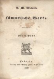 S&auml;mmtliche Werke. Bd. 1, Die Abenteuer des Don Sylvio von Rosalva. Theil1