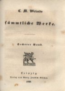 S&auml;mmtliche Werke. Bd. 6, Geschichte des Agathon. Theil 3